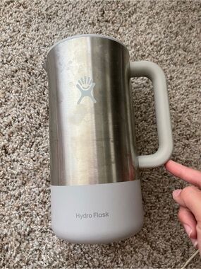 hydroflask 32oz french press in birch